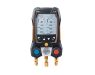 Testo 550s Smart set (BRL100) Slimme digitale manifold met draadloze tang-temperatuurvoelers en set van 3 vulslangen 05645503