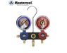 Mastercool 93661-EB1  R32 R410A R407C R22 2 weg manometerset  klasse 1.0 drukmeter