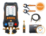 TESTO 558S SMART Slimme digitale manifold met draadloze vacuüm- en tang-temperatuurvoelers A2L A3 0564 5583